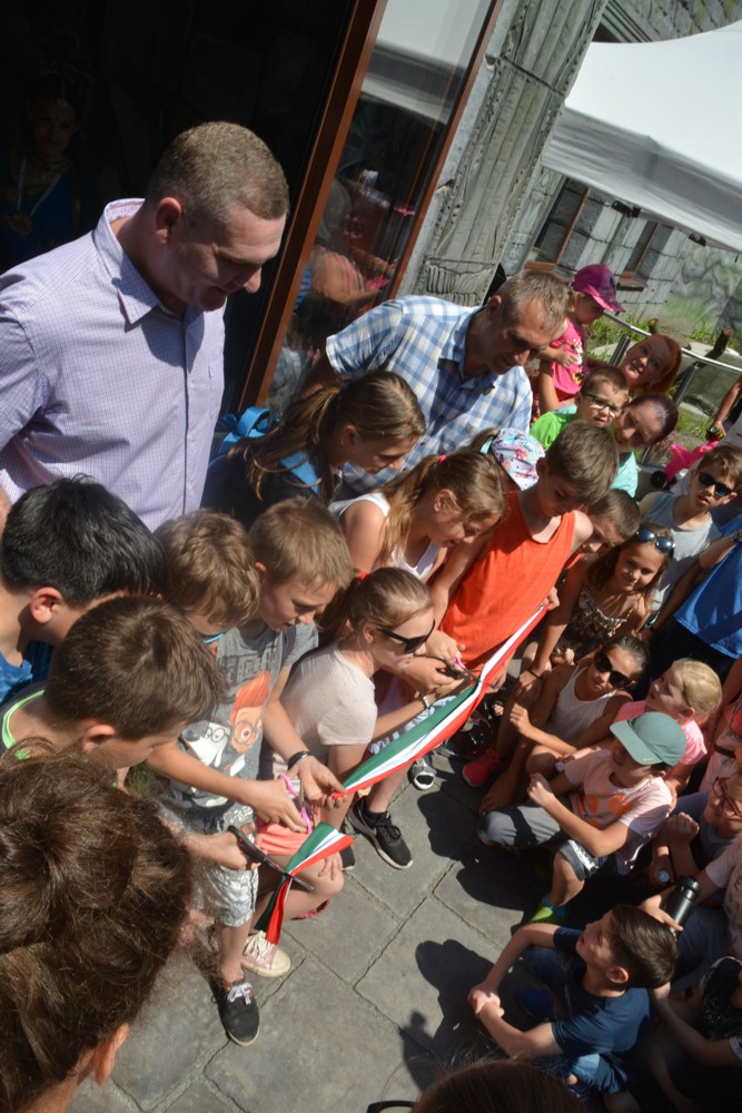 SZEGED, HUNGARY - MAY 27. 2018 - Opening ceremony of the Asian elephant exhibit in Szeged Zoo